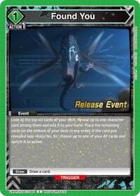 Found You - UE12BT: Kaiju No. 8 Release Event Cards - Union Arena card