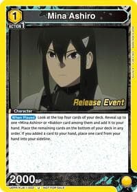 Mina Ashiro (002) - UE12BT: Kaiju No. 8 Release Event Cards - Union Arena card