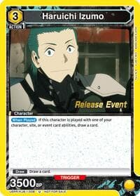 Haruichi Izumo (008) - UE12BT: Kaiju No. 8 Release Event Cards - Union Arena card
