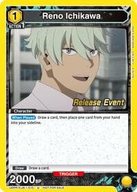 Reno Ichikawa (010) - UE12BT: Kaiju No. 8 Release Event Cards - Union Arena card