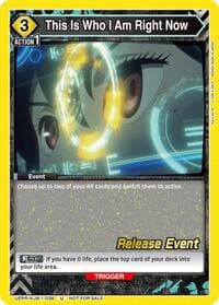 This Is Who I Am Right Now - UE12BT: Kaiju No. 8 Release Event Cards - Union Arena card