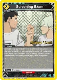 Screening Exam - UE12BT: Kaiju No. 8 Release Event Cards - Union Arena card