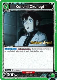 Konomi Okonogi (052) - UE12BT: Kaiju No. 8 Release Event Cards - Union Arena card
