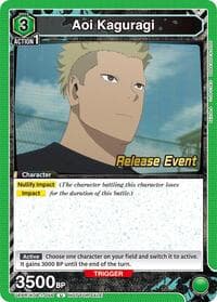 Aoi Kaguragi (056) - UE12BT: Kaiju No. 8 Release Event Cards - Union Arena card