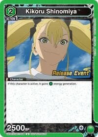 Kikoru Shinomiya (058) - UE12BT: Kaiju No. 8 Release Event Cards - Union Arena card