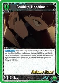 Soshiro Hoshina (068) - UE12BT: Kaiju No. 8 Release Event Cards - Union Arena card