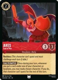 Ares - God of War - Whispers in the Well - Disney Lorcana card