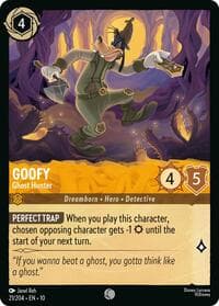 Goofy - Ghost Hunter - Whispers in the Well - Disney Lorcana card