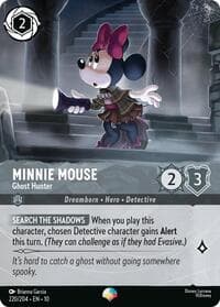 Minnie Mouse - Ghost Hunter (Epic) - Whispers in the Well - Disney Lorcana card