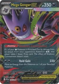 Mega Gengar ex - ME02: Phantasmal Flames - Pokemon card