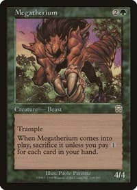 Megatherium - Mercadian Masques - Magic: The Gathering card