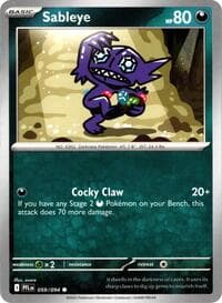Sableye - ME02: Phantasmal Flames - Pokemon card