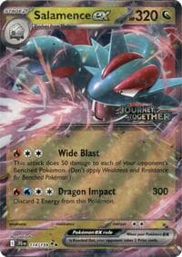 Salamence ex - 114/159 (Journey Together Stamped) - Miscellaneous Cards & Products - Pokemon card