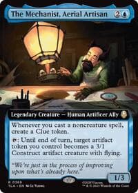 The Mechanist, Aerial Artisan (Extended Art) - Avatar: The Last Airbender - Magic: The Gathering card