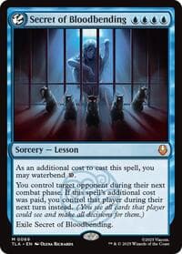Secret of Bloodbending - Avatar: The Last Airbender - Magic: The Gathering card