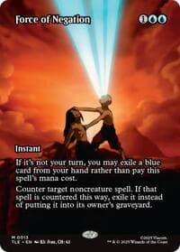 Force of Negation (Borderless) - Avatar: The Last Airbender: Eternal-Legal - Magic: The Gathering card