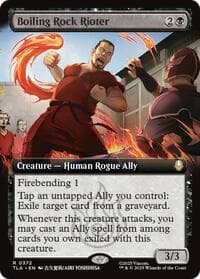Boiling Rock Rioter (Extended Art) - Avatar: The Last Airbender - Magic: The Gathering card