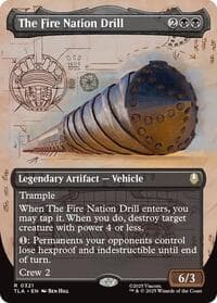 The Fire Nation Drill (Borderless) - Avatar: The Last Airbender - Magic: The Gathering card