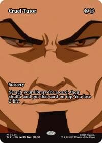 Cruel Tutor (Borderless) - Avatar: The Last Airbender: Eternal-Legal - Magic: The Gathering card