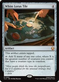 White Lotus Tile - Avatar: The Last Airbender - Magic: The Gathering card