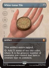 White Lotus Tile (Borderless) - Avatar: The Last Airbender - Magic: The Gathering card