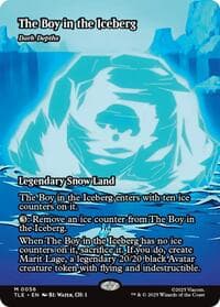 The Boy in the Iceberg - Dark Depths (Borderless) - Avatar: The Last Airbender: Eternal-Legal - Magic: The Gathering card