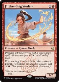 Firebending Student - Avatar: The Last Airbender - Magic: The Gathering card