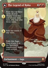 The Legend of Roku (Borderless) - Avatar: The Last Airbender - Magic: The Gathering card