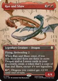 Ran and Shaw (Borderless) - Avatar: The Last Airbender - Magic: The Gathering card