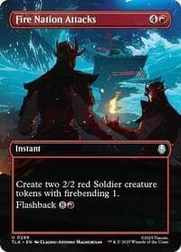 Fire Nation Attacks (Borderless) - Avatar: The Last Airbender - Magic: The Gathering card