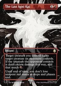 The Last Agni Kai (Borderless) - Avatar: The Last Airbender - Magic: The Gathering card