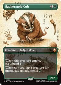 Badgermole Cub (Borderless) - Avatar: The Last Airbender - Magic: The Gathering card