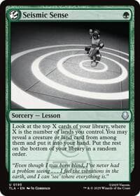 Seismic Sense - Avatar: The Last Airbender - Magic: The Gathering card