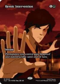Heroic Intervention (Borderless) - Avatar: The Last Airbender: Eternal-Legal - Magic: The Gathering card