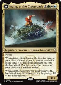 Aang, at the Crossroads - Avatar: The Last Airbender - Magic: The Gathering card