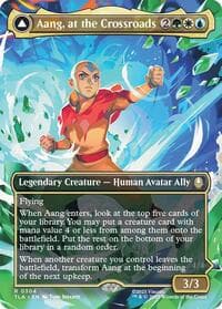 Aang, at the Crossroads (Borderless) - Avatar: The Last Airbender - Magic: The Gathering card