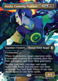 Azula, Cunning Usurper (Borderless) - Avatar: The Last Airbender - Magic: The Gathering card