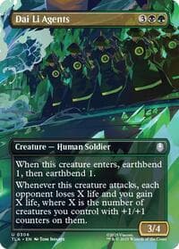 Dai Li Agents (Borderless) - Avatar: The Last Airbender - Magic: The Gathering card