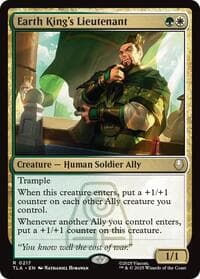 Earth King's Lieutenant - Avatar: The Last Airbender - Magic: The Gathering card