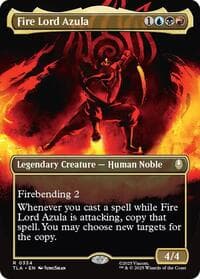 Fire Lord Azula (0334) (Borderless) - Avatar: The Last Airbender - Magic: The Gathering card