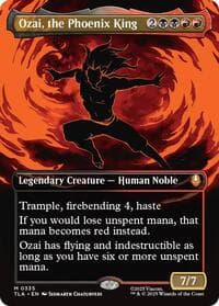 Ozai, the Phoenix King (0335) (Borderless) - Avatar: The Last Airbender - Magic: The Gathering card