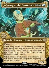 Aang, at the Crossroads (Showcase) - Avatar: The Last Airbender - Magic: The Gathering card