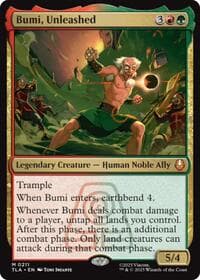 Bumi, Unleashed - Avatar: The Last Airbender - Magic: The Gathering card