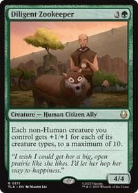 Diligent Zookeeper - Avatar: The Last Airbender - Magic: The Gathering card