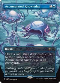Accumulated Knowledge - Secret Lair Drop Series - Magic: The Gathering card