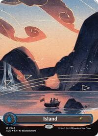 Island (2145) - Secret Lair Drop Series - Magic: The Gathering card