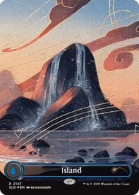 Island (2147) - Secret Lair Drop Series - Magic: The Gathering card