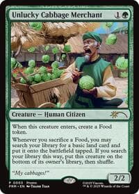 Unlucky Cabbage Merchant - Unique and Miscellaneous Promos - Magic: The Gathering card
