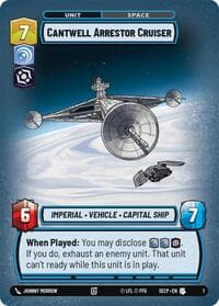 Cantwell Arrestor Cruiser - Secrets of Power: Weekly Play Promos - Star Wars: Unlimited card