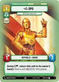 C-3PO - Anything I Might Do? - Secrets of Power: Weekly Play Promos - Star Wars: Unlimited card